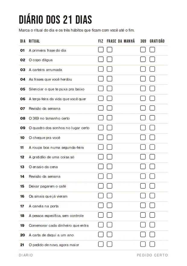 Diário dos 21 dias
